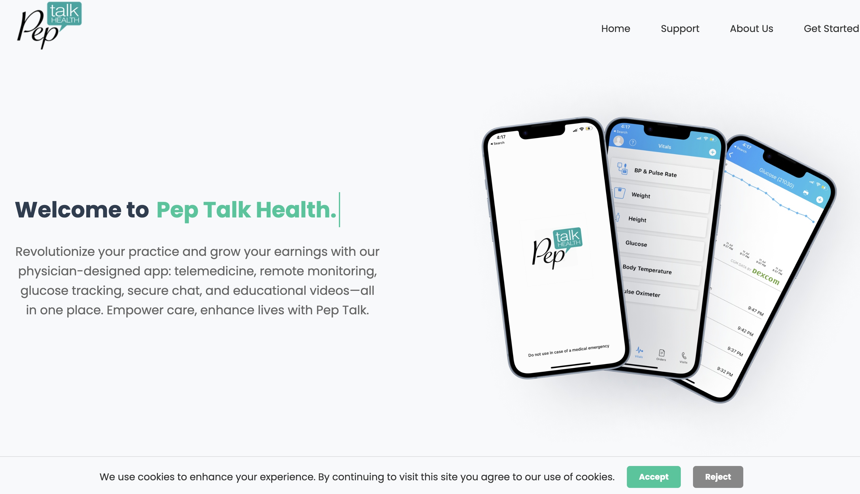 PepTalk Health Image